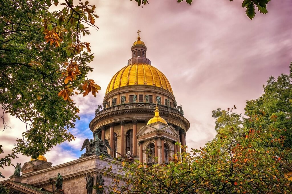 saint isaac's cathedral, church, dome, saint petersburg, russia, cathedral, gilded, architecture, orthodox, religion, building, christianity, historic, world heritage, museum, landmark, church, russia, russia, russia, russia, russia, cathedral